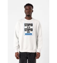 Forrest Gump Stupid Is As Stupid Does Beyaz Erkek 2ip Sweatshirt