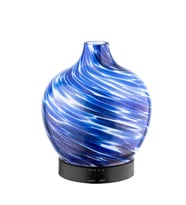 Discover Azure Dekoratif Işıklı Cam Hava Nemlendirici Esansiyel Uçucu Yağ Aroma Difüzörü