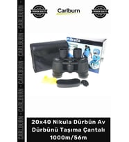 #Dürbün Profesyonel Berrak Optik Güçlü 20x40 Nikula Dürbün Av Dürbünü Taşıma Çantalı 1000m56m