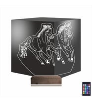 Luvivia At Tasarım 3D Lamba - Masa Gece Lambası