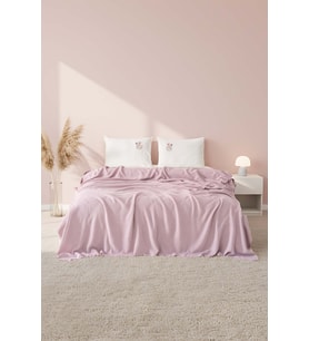 Missera Rose Nakışlı Çift Kişilik Pike Takımı - 4 Parça Çeyiz Seti