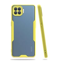 Oppo Reno 4 Lite Kılıf Platin Silikon - Sarı