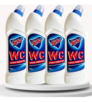 Birka WC Tuvalet ve Pisuvar Temizleyici 4 Adet x 750 ml - Güçlü Pas ve Kireç Çözücü