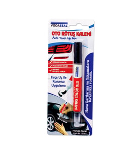 Vodaseal Araç Oto Rötuş Çizik Kalemi Metalik Siyah Boya Kalemi