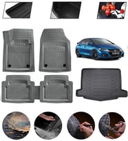 Honda Civic Hatchback 2012-2016 Uyumlu Paspas Araca Özel Bagaj Havuzu MBS Gri