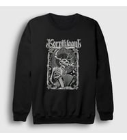 Presmono Unisex Siyah Accordion Korpiklaani Sweatshirt 393569tt
