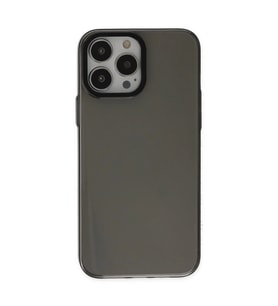 iPhone 14 Pro Kılıf Anka Pc Sert Metal Kapak - Siyah