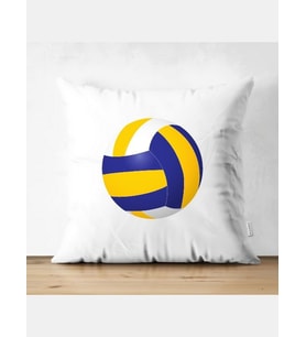 Voleybol Toplu Kırlent Kılıfı - Voleybol Yastık Kılıfı