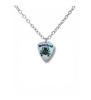 Motörhead Rock Müzik Grubu Pena Şeklinde Çift Taraflı Rock İşaretli Unisex Metal Kolye (Gümüş)