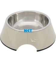 Trixie Köpek Mama ve Su Kabı, Melamin/Paslanmaz 0.2lt/ø14cm, Kum Beji