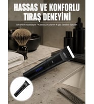 Suya Dayanıklı Tıraş Makinesi – Hassas Paslanmaz Çelik ve Titanyum Bıçak Yeni Nesil