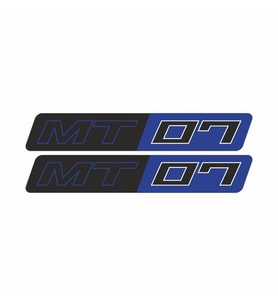 Yamaha Yamha Mt07 Uyumlu Mavi 15X2 Cm Damla Sticker