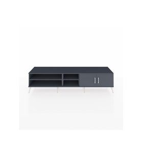 Hyperion TV Ünitesi 3 Raflı 2 Kapaklı 220x44x51 Antrasit-Antrasit