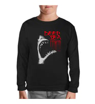 Köpek Balığı - Sea Siyah Çocuk Sweatshirt