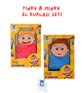 Kukuli Tinky & Minky El Kuklası Seti