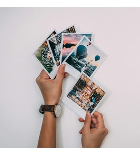 Kişiye Özel Polaroid Fotoğraf Baskısı, 18 Adet Pola Kart Özel Tasarım Hediye, Kişiselleştirilebilir Retro Polo Card Çıkart Bastır