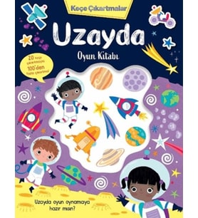 Keçe Çıkartmalar - Uzayda Oyun Kitabı