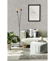 MUSE Koleksiyonu 25101-2 Vizon Dokulu Silinebilir Nonwoven Vinil Duvar Kağıdı