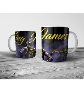 Pixxa King Lebron James Kupa Bardak Model 1