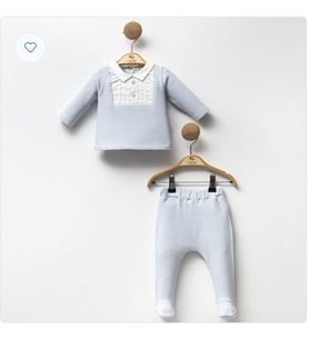 473788CS Bebek Gömlek Yaka 2'li Takım (Karışık)
