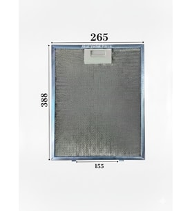Termikel İle Uyumlu Davlumbaz 26,5X38,8 CM ArkaAra 12,5CM Aspiratör Filtresi