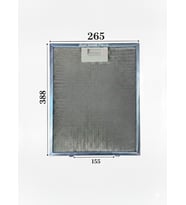 Termikel İle Uyumlu Davlumbaz 26,5X38,8 CM ArkaAra 12,5CM Aspiratör Filtresi