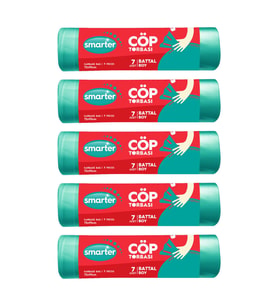 SMARTER 5 Lİ BATTAL BOY ÇÖP TORBASI ( ÇÖP POŞETİ )