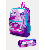 Coral High Kids Mor Pembe Unicorn Desenli 2'li Okul Çanta Seti - Kız Çocuk