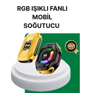 7 Kanatlı Vortex Fanlı Akıllı Telefon Soğutma Aparatı