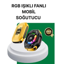 7 Kanatlı Vortex Fanlı Akıllı Telefon Soğutma Aparatı