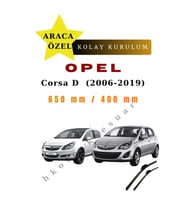 Opel Corsa D  (2006-2019) Araca Özel Silecek Ön iki