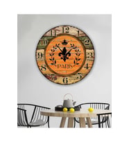 bilge Tasarım RETRO Duvar Saati 35 x 35 CM (Karışık)