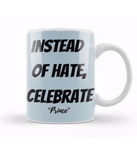 Prince Rogers Nelson Quote Lovers gift Vintage Retro Rainbow Kupa Bardak Porselen