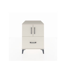 Kronos Komodin 2 Raflı Tek Çekmeceli 2 Kapaklı 60x59x80 Aytaşı-Aytaşı