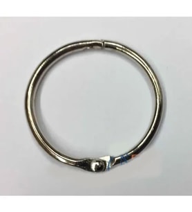 Kilitli Yuvarlak Halka, 2,5cm - 100 Adet