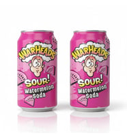 Warheads Sour Watermelon Soda - Ekşi Karpuz Aromalı Gazlı İçecek 330ml (2 ADET)