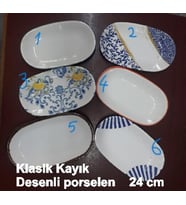 KLASİK KAYIK Desenli 24 CM ( 2 adet)