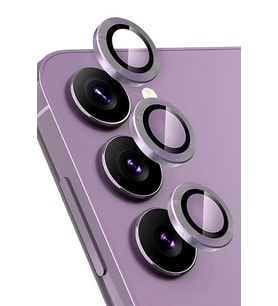 Newface Samsung Galaxy S24 FE Raze Metal Kamera Lens - Mor