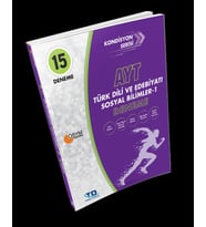 AYT TÜRK DİLİ VE EDEBİYATI SOSYAL BİLİMLERİ-1 DENEME KONDİSYON SERİSİ 15'Lİ