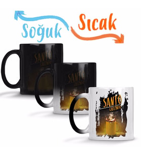 Santo Cafezinho Sihirli Kupa Bardak Porselen