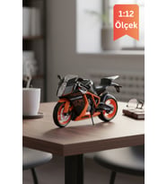 KTM 1190 RC8 R Siyah Model Motorsiklet 1:12 Ölçek İnce Detay Diecast