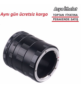 Nikon için Makro Uzatma Tüpü Extension Tube Nikon Uyumlu