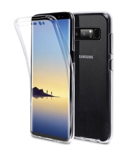 Samsung Galaxy Note 8 360 Derece Kılıf Şeffaf Silikon Ön Arka