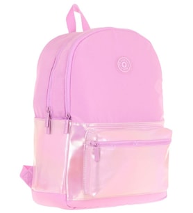 Kaukko Cube Üç Bölmeli Kız Çocuk Pembe Okul Çantası - K1819