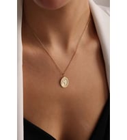 Kişiye Özel Anne Bebek Eller Kolye 925K Gümüş (Gold)