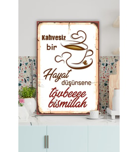 Mutfak Temalı Çerçeve Görünümlü MDF Tablo