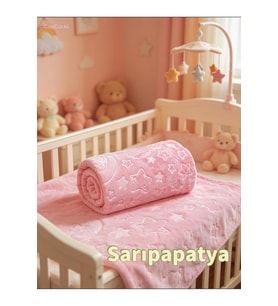 Kutulu Embos Soft Bebek Battaniyesi 100x120 cm