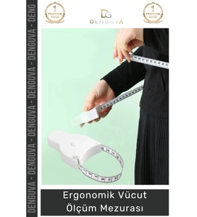 #Mezura Fitness Diyet Profesyonel Ergonomik Otomatik Teleskopik Pim Kilitli Vücut Ölçüm Mezurası