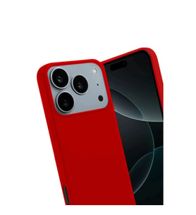 Apple İphone 17 Pro Max First Silikon - Kırmızı