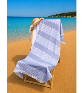 %100 Pamuk 90x160 cm Unisex Plaj Havlusu Baveno